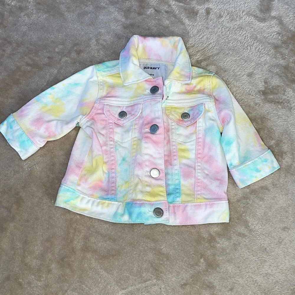 Old Navy Tie Dye Jean Jacket